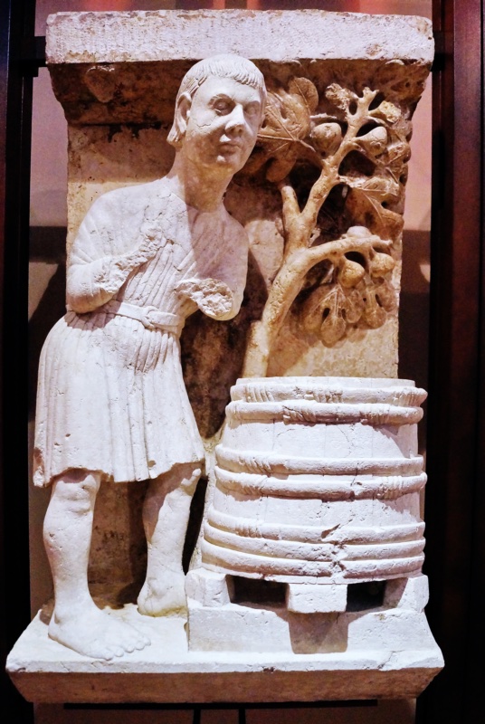 Preparing the barrel (Allegory of August)